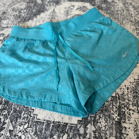 Nike Blue Lined Running Shorts - Size S - Picture 3 of 5